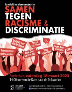 Landelijke Demonstratie 2023 "Samen Tegen Racisme En Discriminatie ...